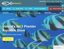 Tablet Screenshot of exoticaquatics.co.uk